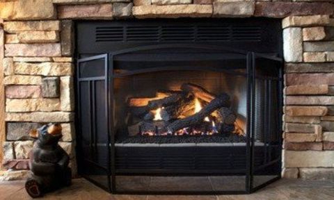 wood burning gas fires