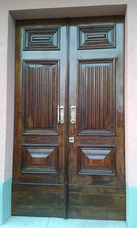 porta esterna in legno