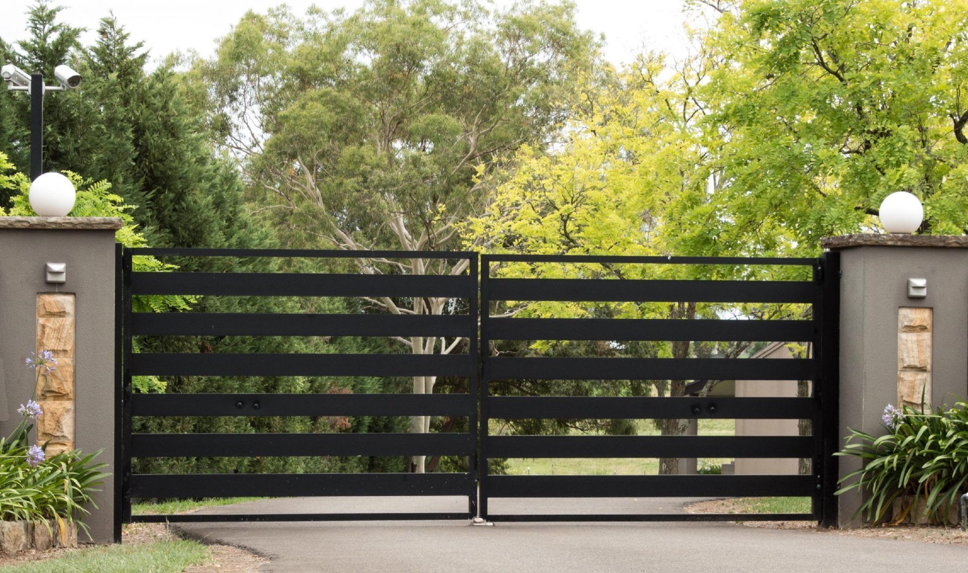 Custom gate installation. Las Cruces, NM