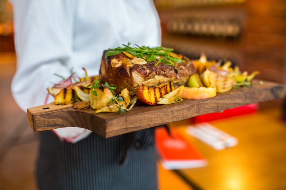 Serving Steak