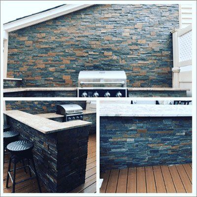 Custom Outdoor Kitchen and Bar — Project Gallery in Staten Island, NY