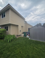 beige siding side view