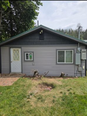 gray house siding