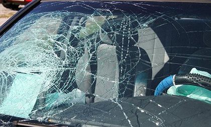 Custom Mirrors — Car Wreck Shattered Windshield in Springfield, IL