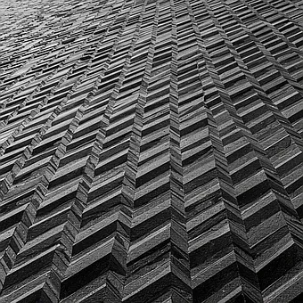 New media photography created by Ermetica7, geometric pattern in black and white.