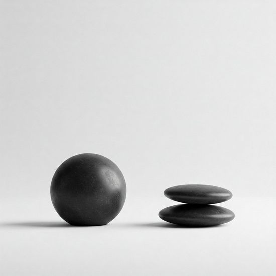 A delicate, silvery maple leaf with intricate black veins is centered against a stark white background within a simple white frame. This minimalist image visually represents Ermetica7's design philosophy: clear, functional, and unique.