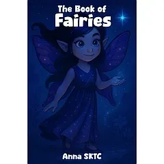 Educational ebook pdf cover with a magic fairy from the book of fairies by Anna SKTC.