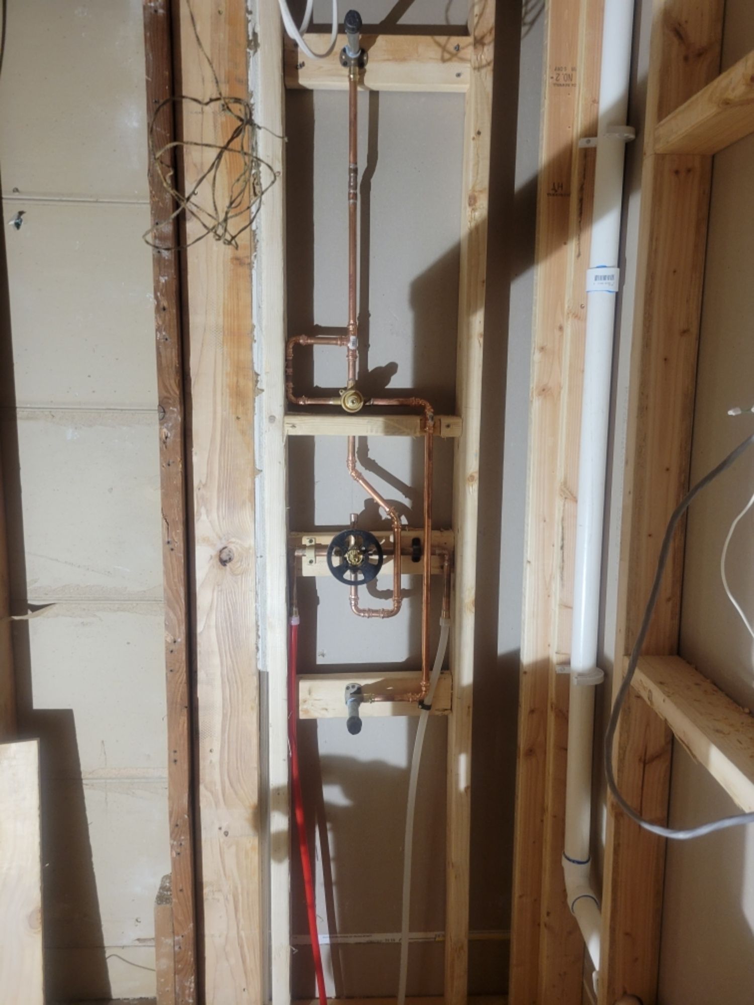 What actually your plumbing looks like in bare.