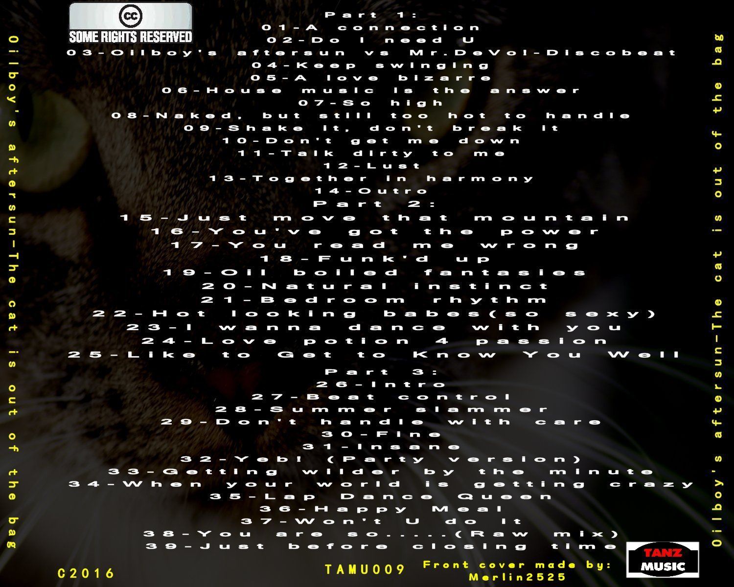 Oilboy's aftersun-The cat is out of the bag-Back