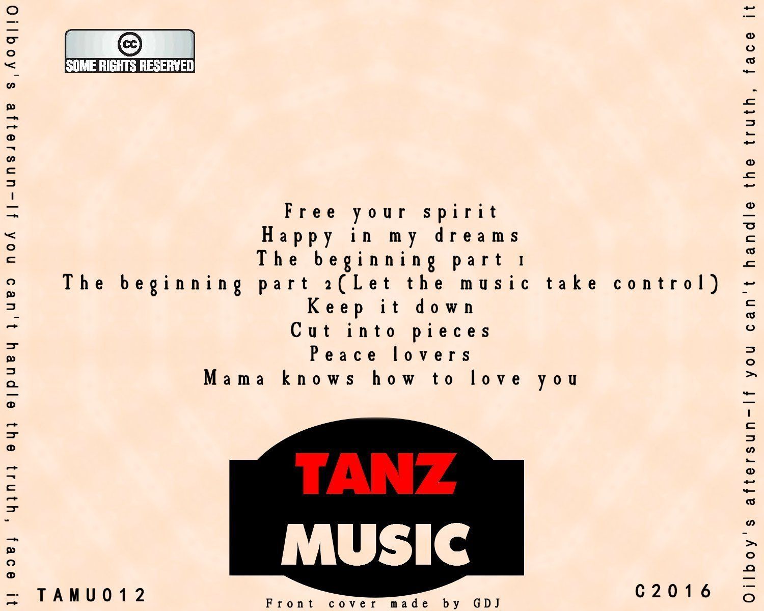 Oilboy's aftersun-If you can't handle the truth face it-Back