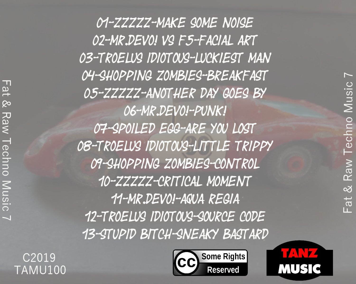 Fat & Raw Techno Music 7-Back