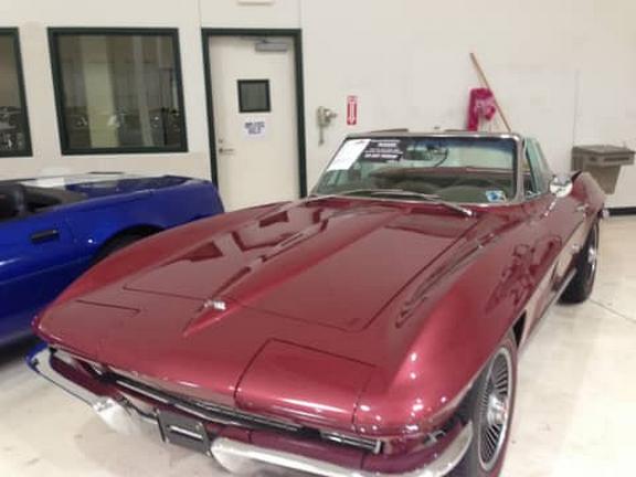 2000 gt Maroon vintage car front