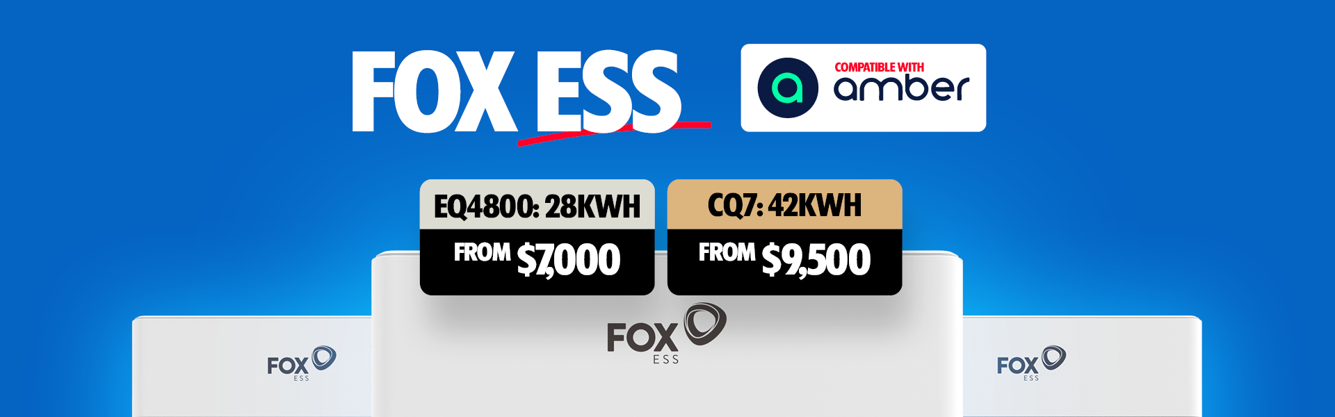 Fox ESS Solar Batteries