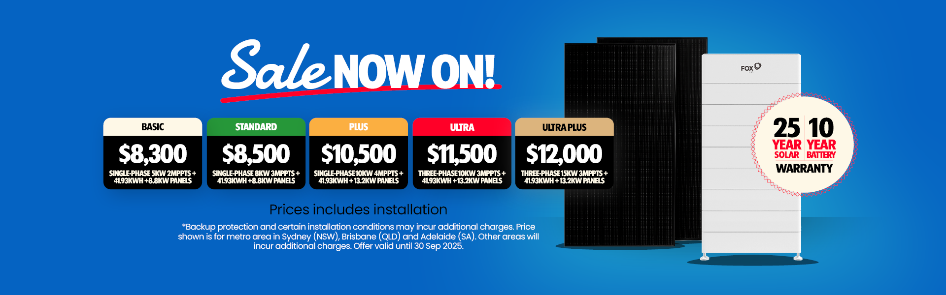 Aussie Solar Batteries | Solar + Battery Bundles