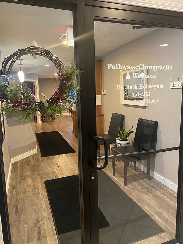 Pathways Chiropractic entrance door