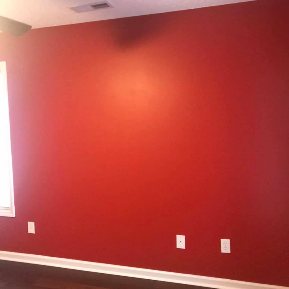 Red Wall — Athens, AL — Lagunas Painting LLC