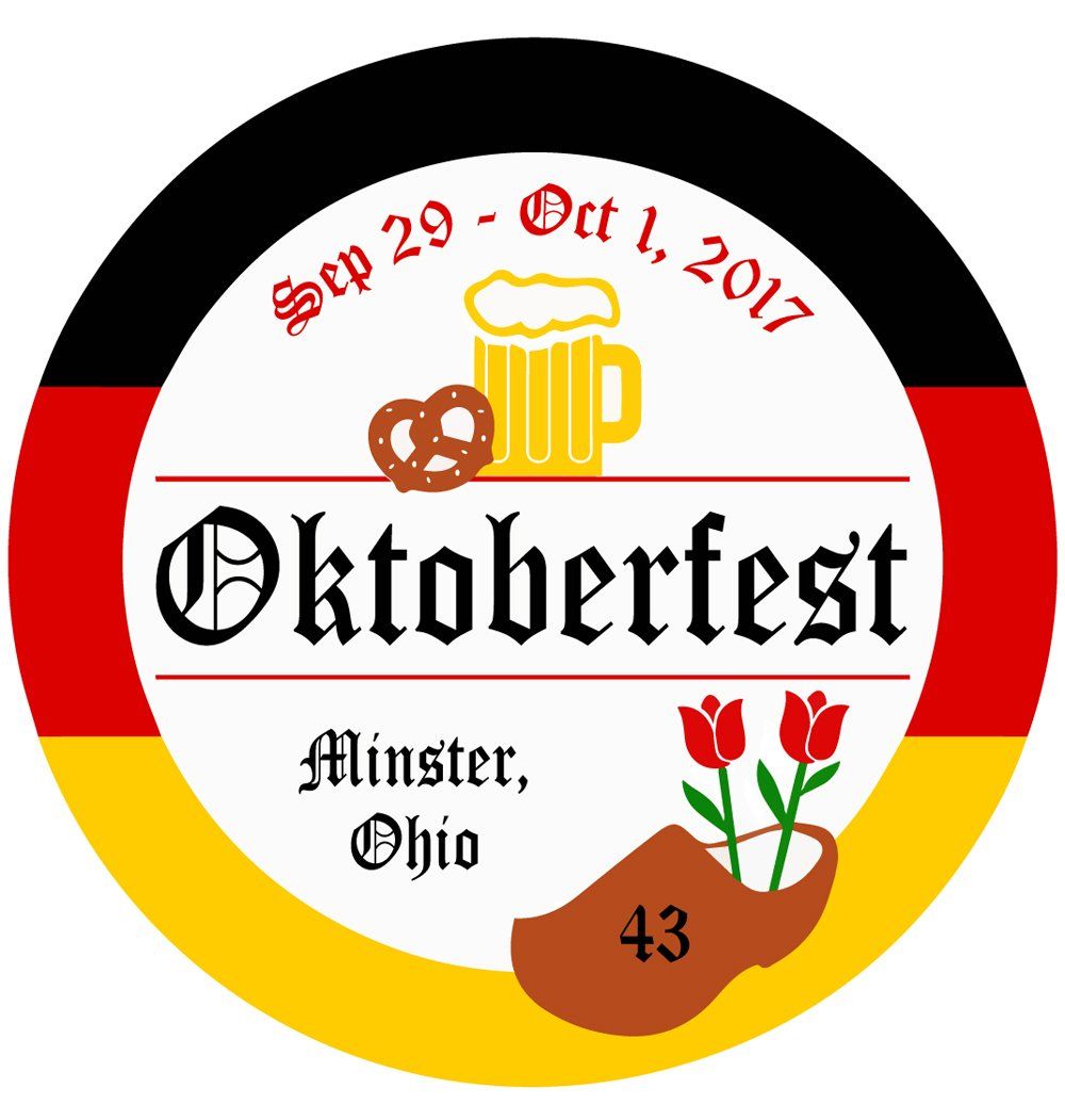 Oktoberfest 2017 button design.