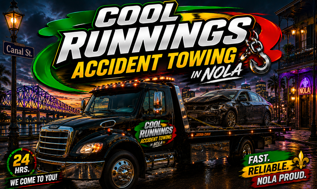 Accident recovery and winch-out service in New Orleans