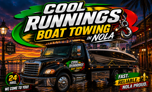 Boat towing service in New Orleans, LA