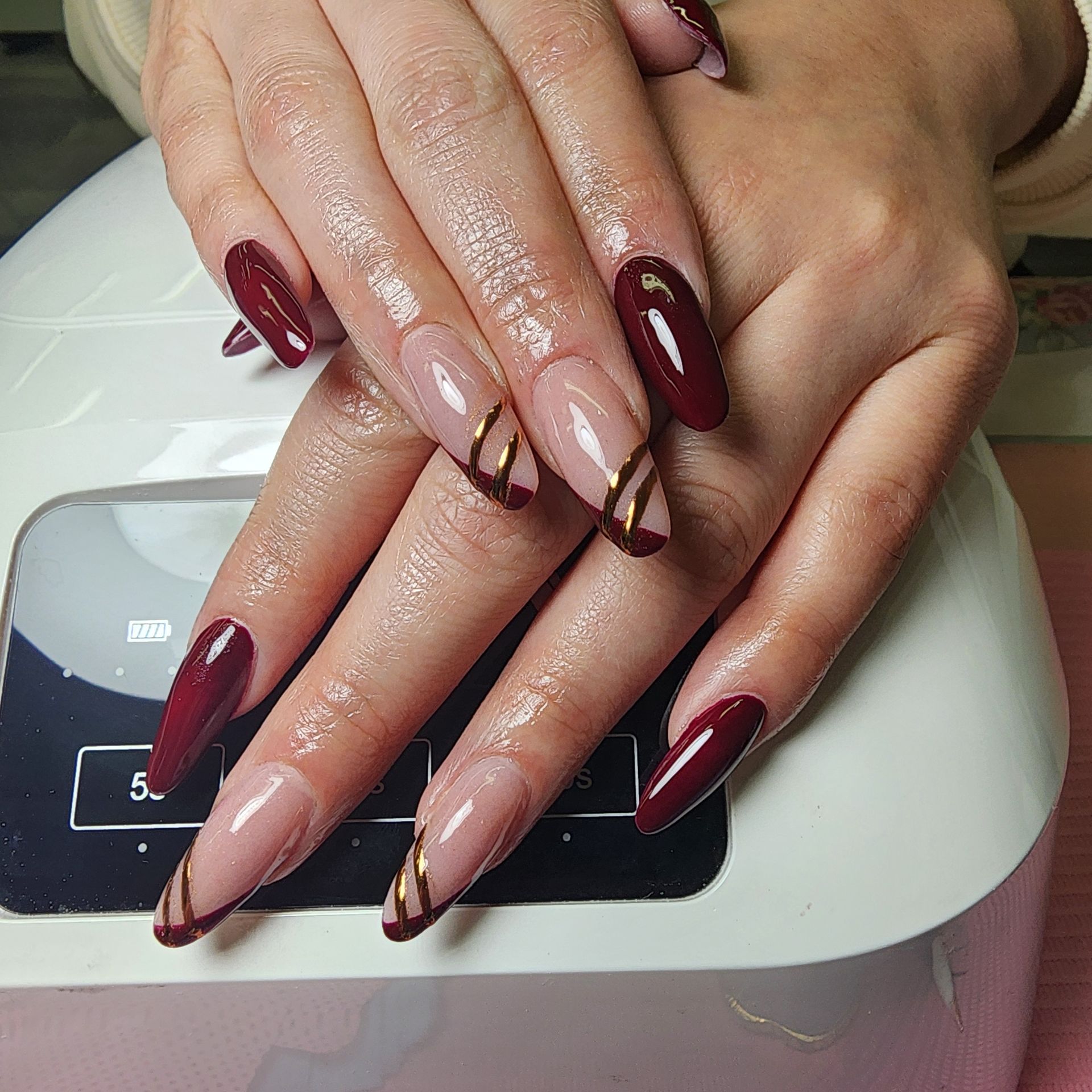 Acrylic Nails Round Lake