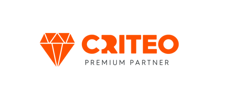 A logo for a company called criteo premium partner