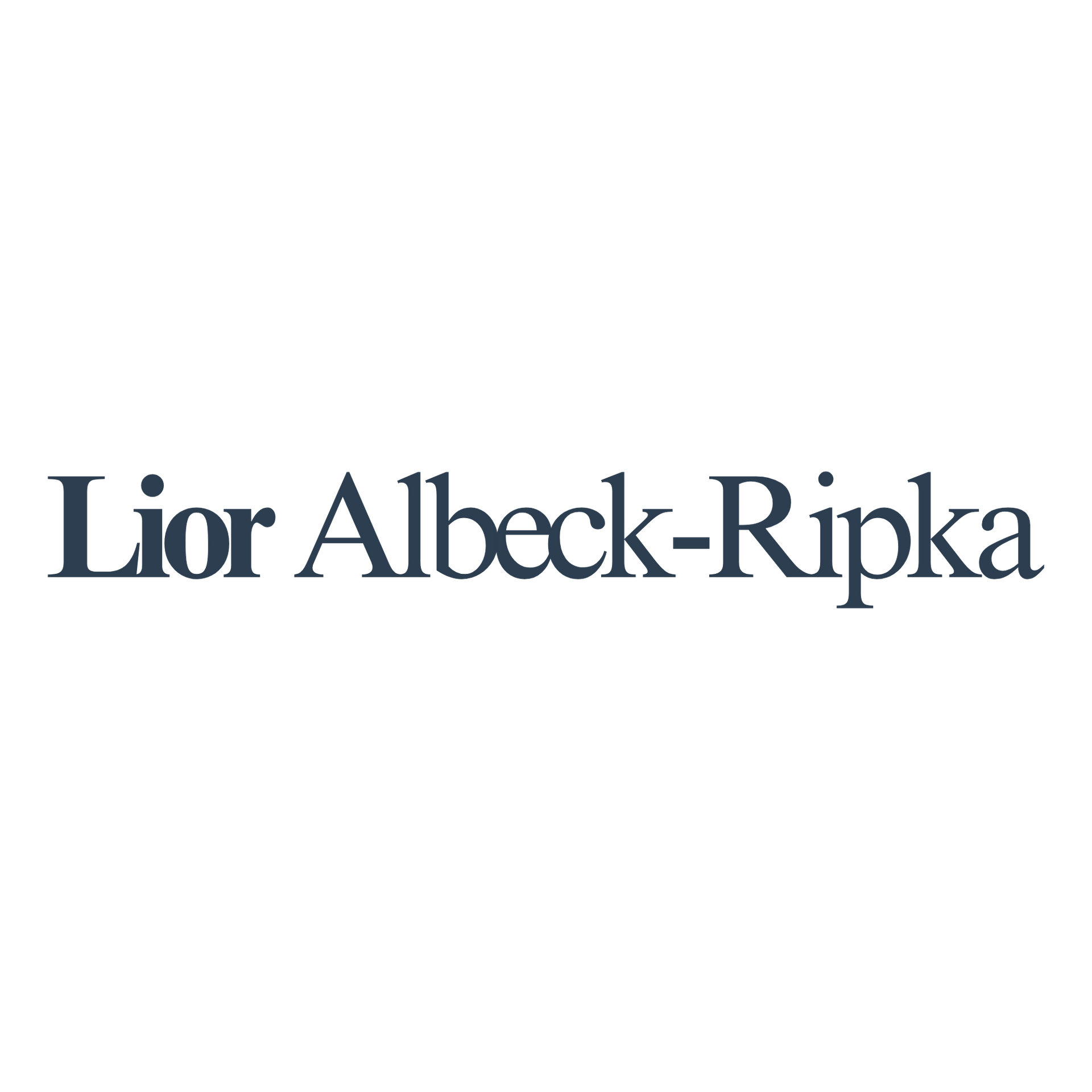 Lior Albeck-Ripka Audience Growth Strategist Logo and Wordmark