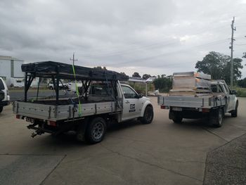Two trucks delivering hardware supplies | Hardware Store in Rockhampton QLD