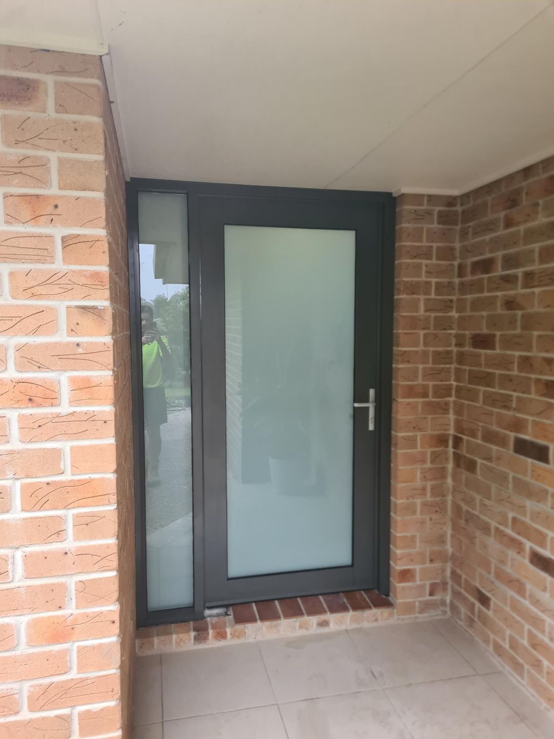 Black Security Door — Noosaville, QLD — Noosa Door Centre