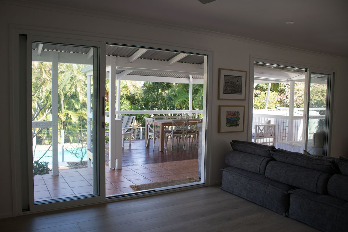 Aluminium Sliding Stacking Door — Noosaville, QLD — Noosa Door Centre
