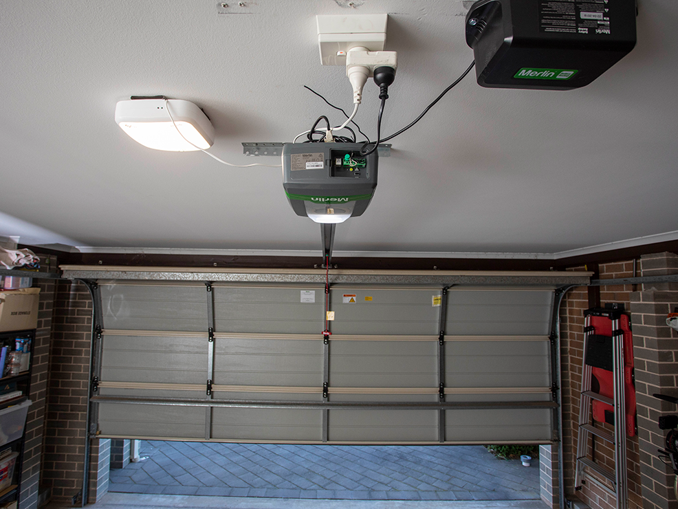 A aluminum  Garage Door in  Sunshine Coast