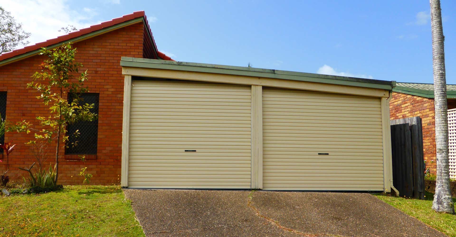 Double Garage Doors — Noosaville, QLD — Noosa Door Centre