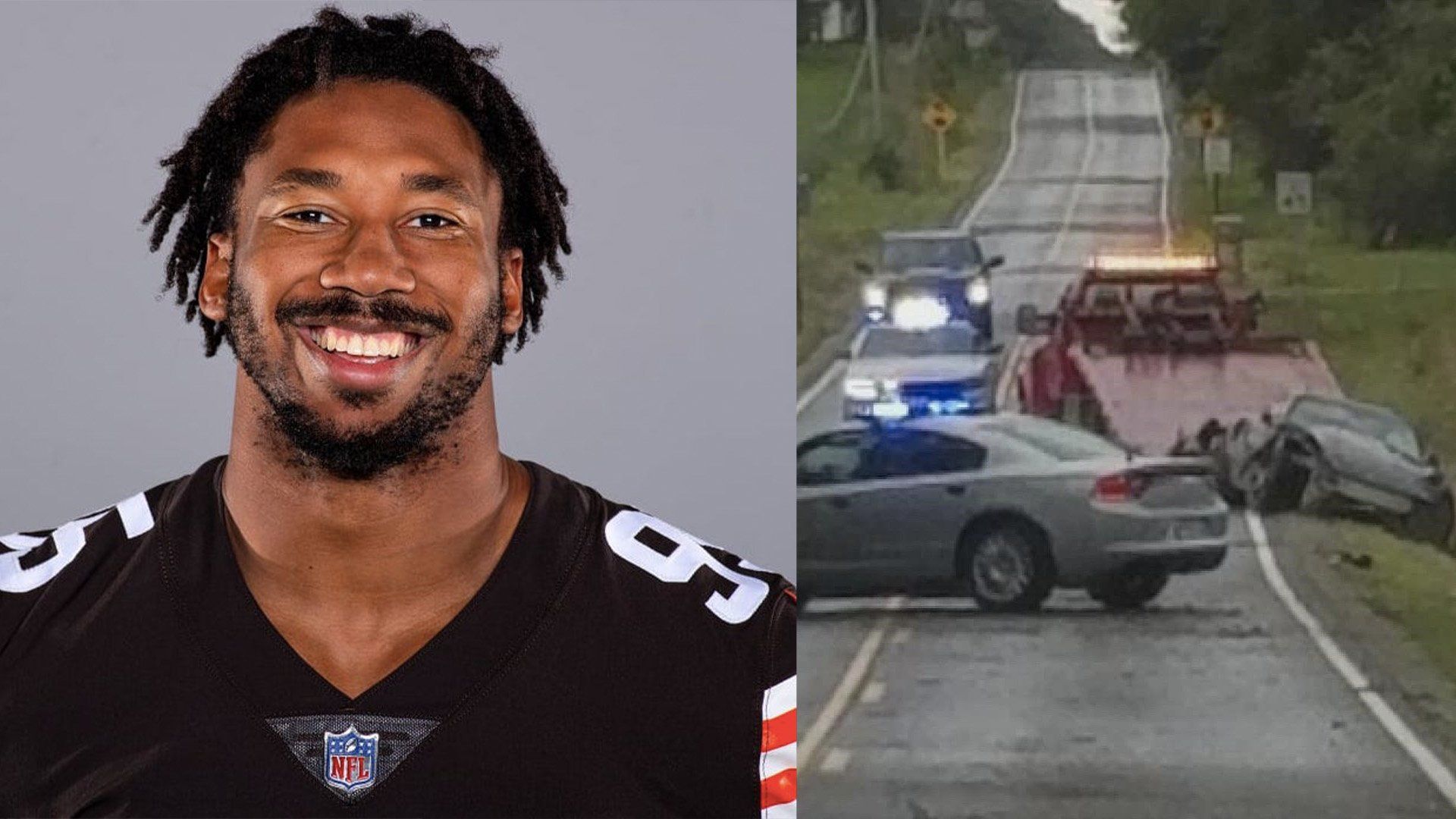 Myles Garrett released from hospital after flipping car in crash