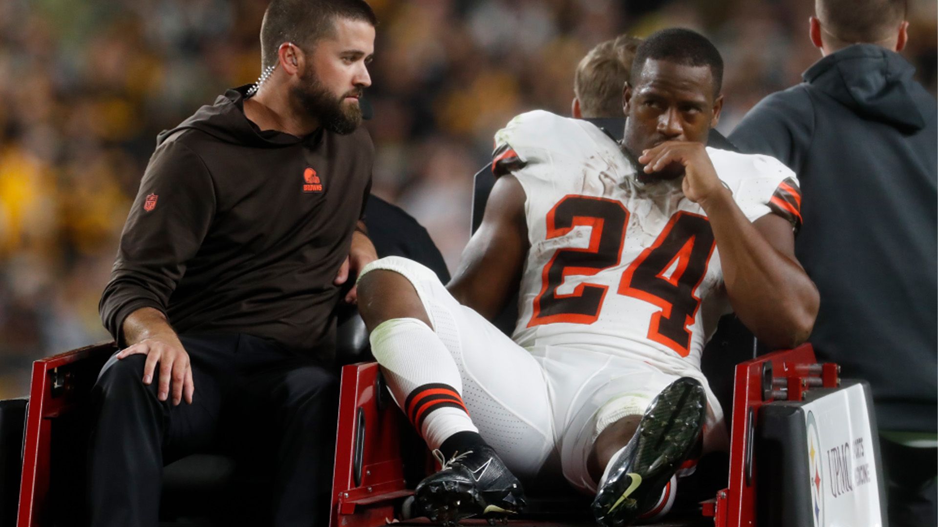 Browns running back Nick Chubb expected out for season with leg injury