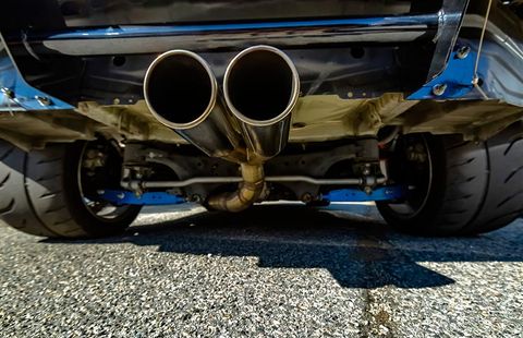 Exhaust Pipe at the Bottom of Car — Springfield, MA — Ed's Custom Muffler