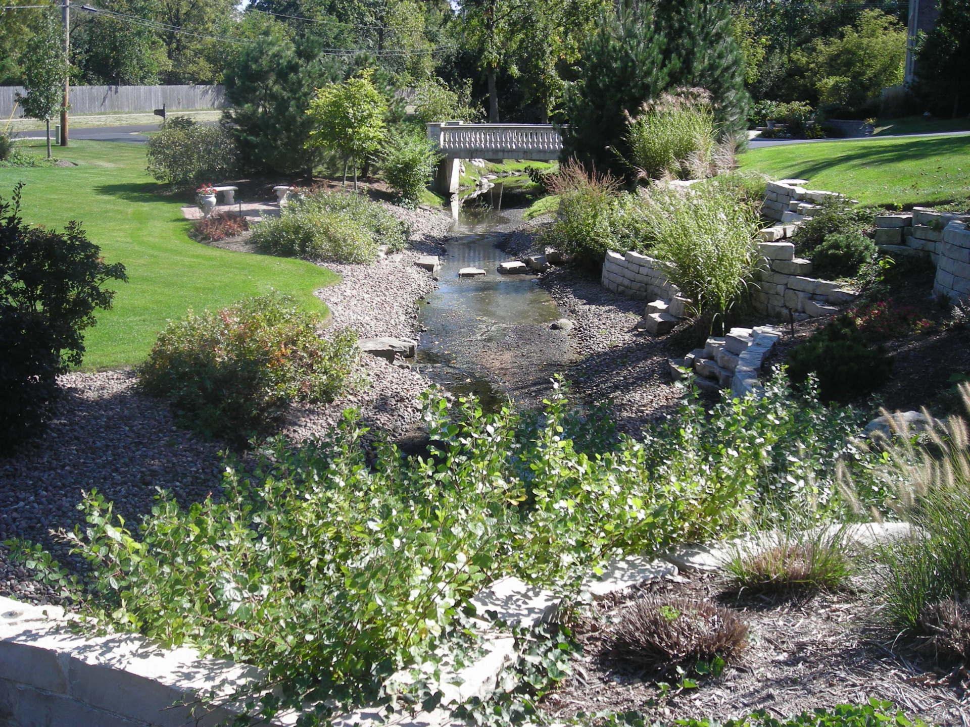 Backyard Site — Cozy Garden in Palos Park, IL