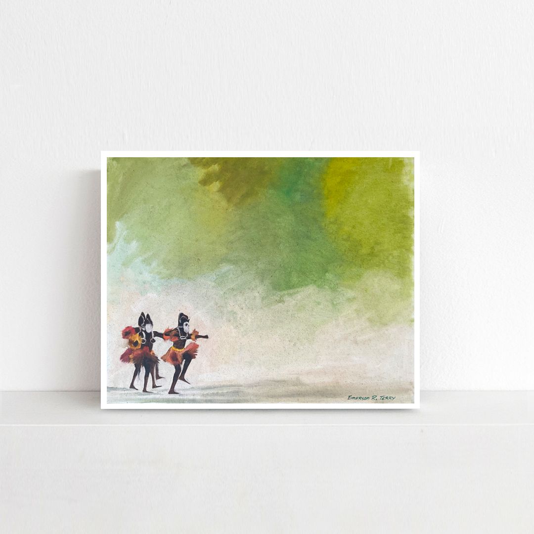 Three Dogon Dancers - Open Edition