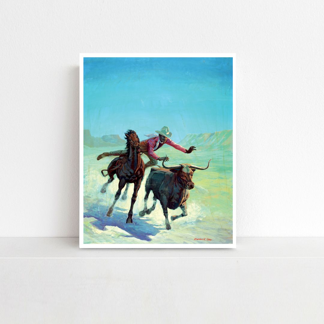 Bill Pickett Bulldogging - Open Edition