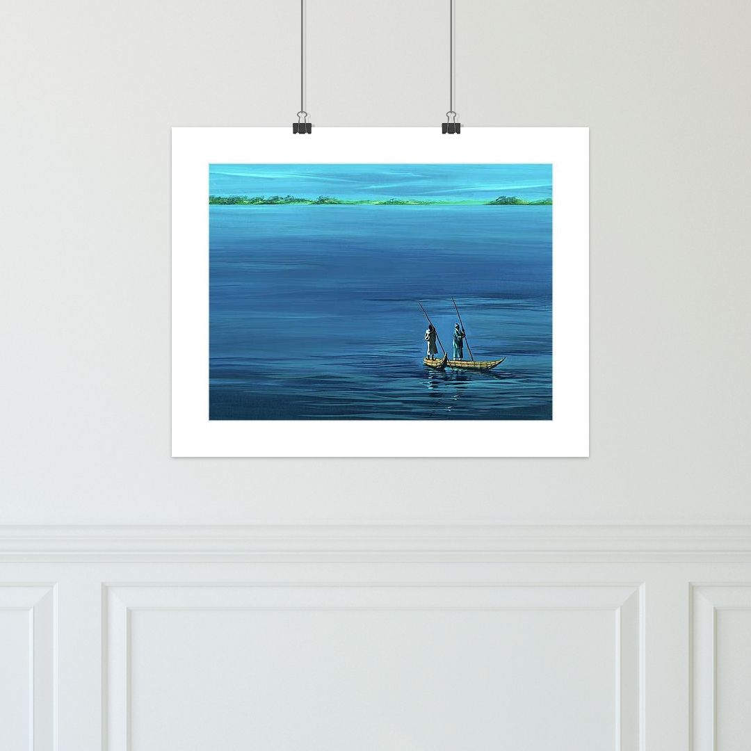 Reed Boats on Lake Chad - Limited Edition 120