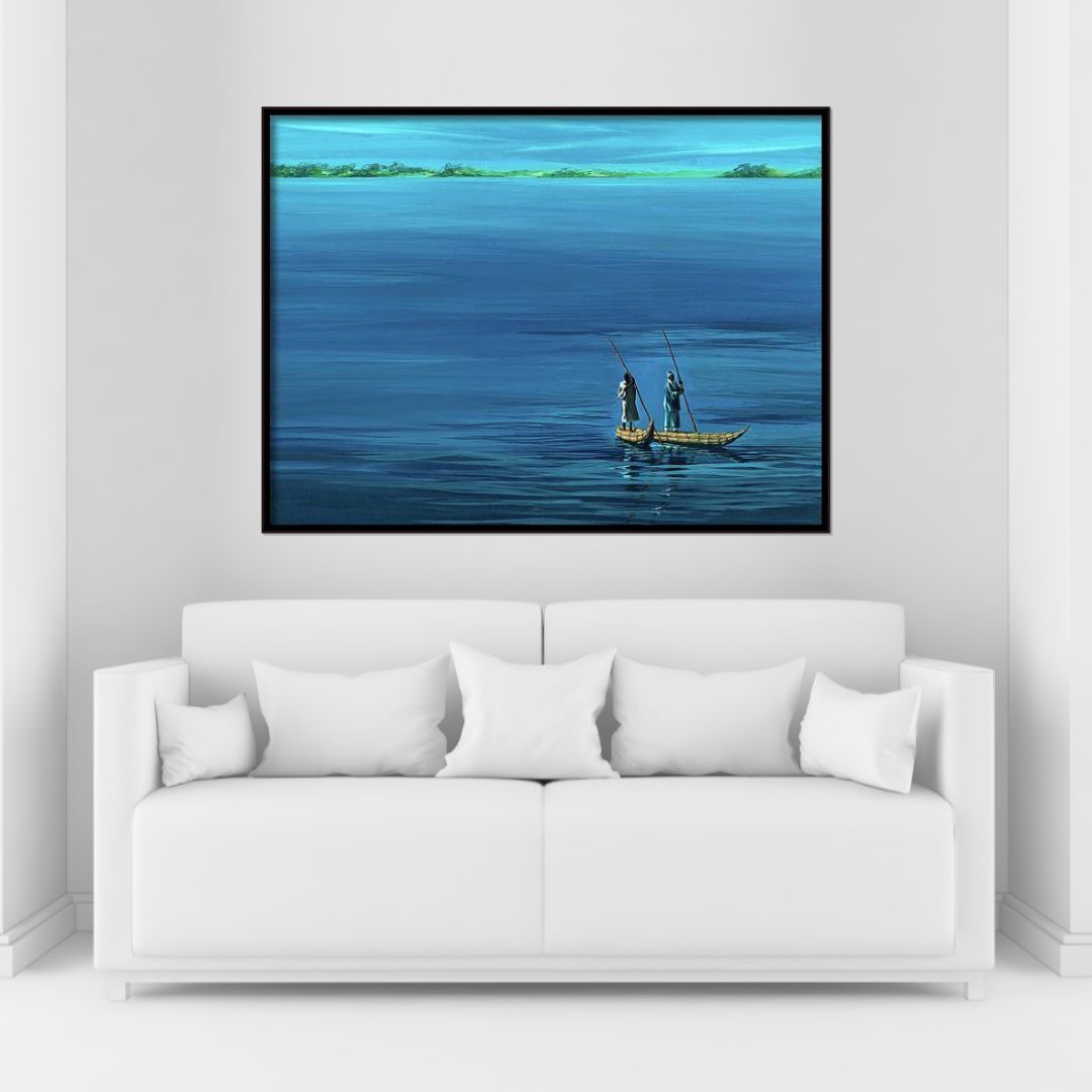 Reed Boats on Lake Chad - Limited Edition 30