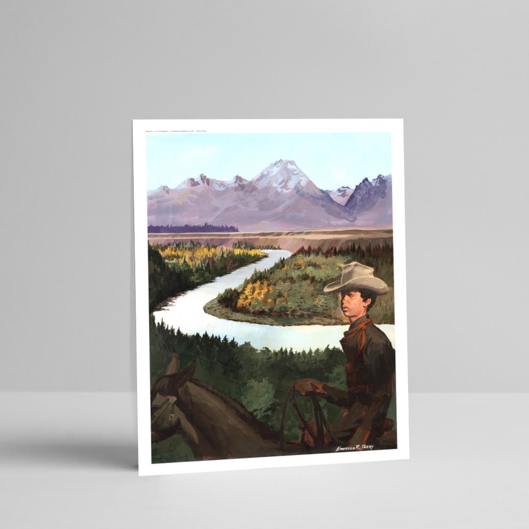 Bronco Sam - Lithograph Limited Edition