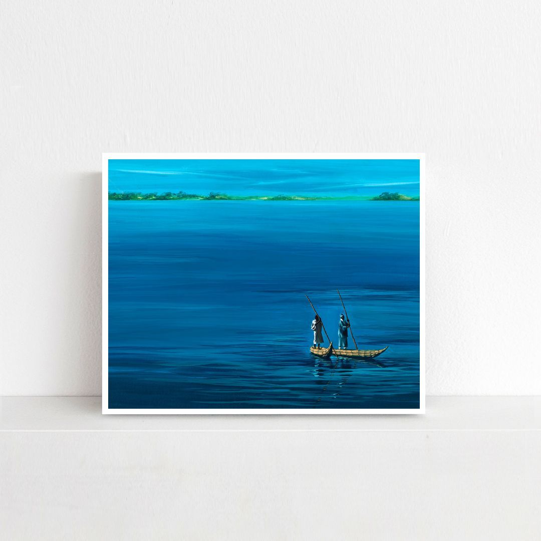 Reed Boats on Lake Chad - Open Edition