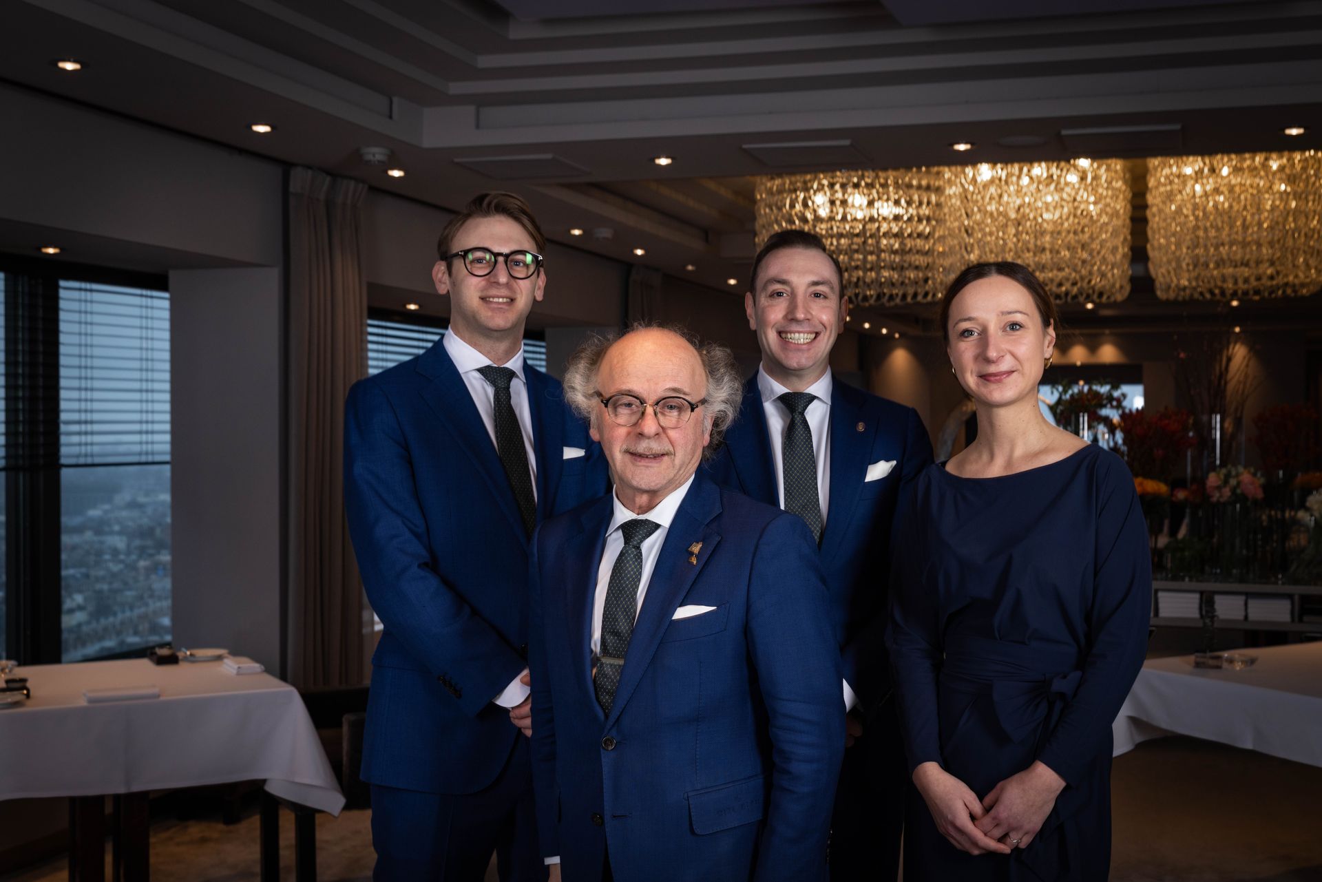 Hotel Okura Amsterdam Ciel Bleu Restaurant Sommeliers Noel