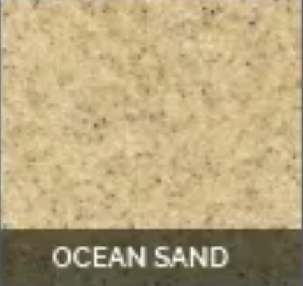 A close up of a tile that looks like ocean sand.