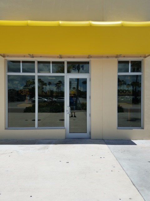 Commercial Glass Door — Miami, FL — Solar Tint, Inc.