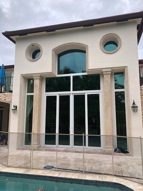 Long Window Glass Door — Miami, FL — Solar Tint, Inc.