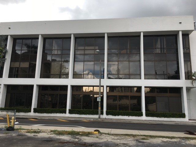Window Frame On Commercial Building — Miami, FL — Solar Tint, Inc.