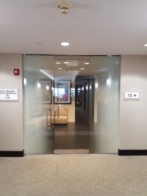 Frosted Glass Panel — Miami, FL — Solar Tint, Inc.