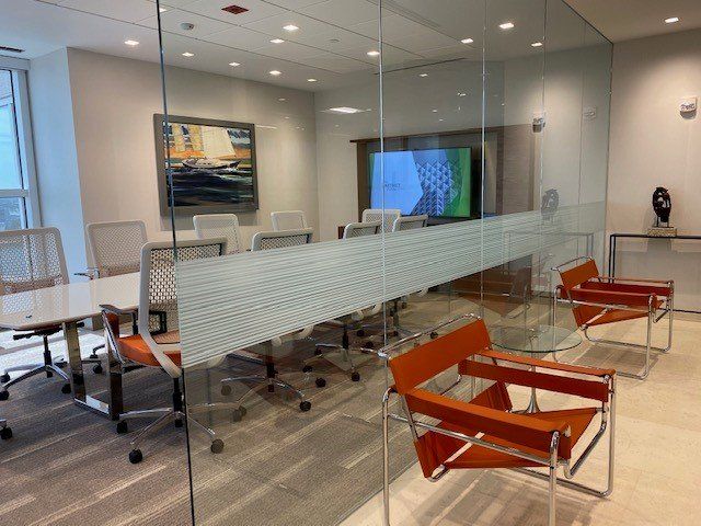 Custom Frosted Glass Decals For Window — Miami, FL — Solar Tint, Inc.