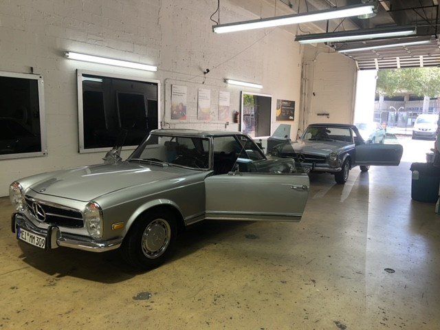 Classic Cars In The Garage — Miami, FL — Solar Tint, Inc.