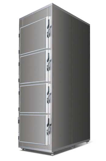 Celle frigorifere a quattro posti per salme CEABIS